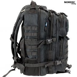 Nordic Army® Assault Ryggsekk Net Pocket 50L - Svart