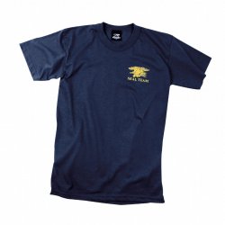 Rothco T-Shirt navy seal team marinblå