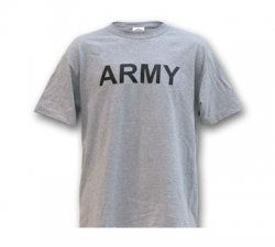 Rothco T-Shirt med tryck ARMY Grå
