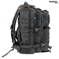 Nordic Army® Assault Ryggsekk net pocket 28L - Svart