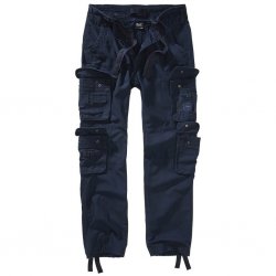 Brandit Pure Slim Fit Bukse – Marineblå
