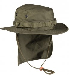 BRITISH Coyote R/S BOONIE WITH NECK FLAP - Olive
