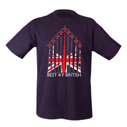 Brittisk T-Shirt- Navy Blue