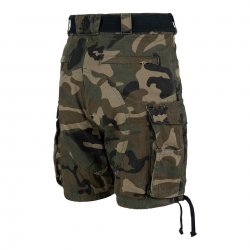 Fostex Cargo Shorts Men in Canvas 100% Cotton – Woodland Camo