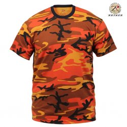 Rothco T Shirt - Orange Camo