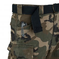 Fostex Cargo Shorts Men in Canvas 100% Cotton – Woodland Camo