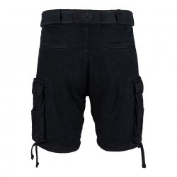 Fostex Cargo Shorts Men in Canvas 100% Cotton – Black