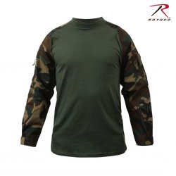 Combat Shirt woodland camo