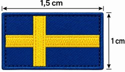 Swedish Flag with Velcro
