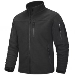 Army Gross Defender Fleecejakke – Svart