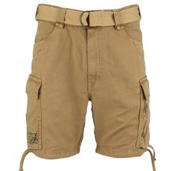 Fostex miesten cargo-shortsit canvas 100% puuvillaa – Sand