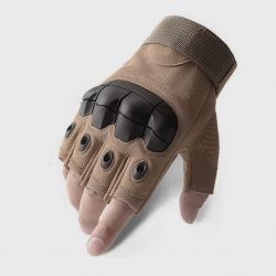 Nordische Alpha fingerlose taktische Handschuhe - Khaki
