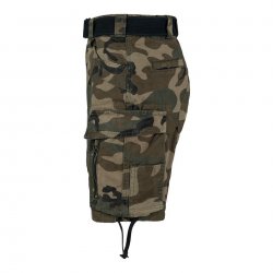 Fostex Cargo Shorts Men in Canvas 100% Cotton – Woodland Camo