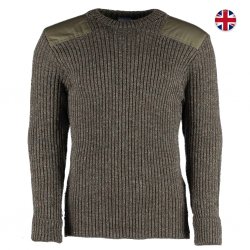 Woolly Pully Military Nato Knitwear - Derby Tweed