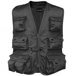 Miltec Fishing vest - Black