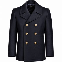 Mil-Tec Cabanjacke Pea Coat – Marineblau