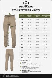 Pentagon YPERO Pantalones Tácticos – Black