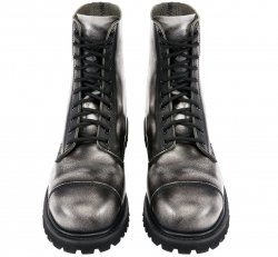 Brandit Rub Off Phantom 10-Huls Støvler – Grå/Sort