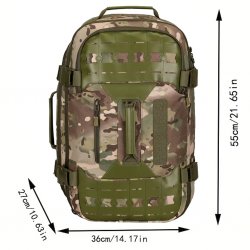 Nordic-Army Protector Duffel Backpack 55L - MCCP Camo
