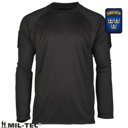 OD TACTICAL LONG SLEEVE SHIRT QUICKDRY - Black