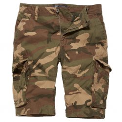 Rowing Shorts - Woodland Camo - Vintage Industries
