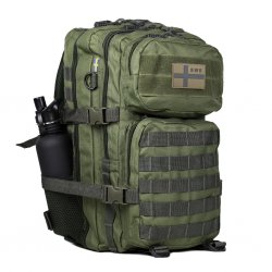Army Gross Assault ryggsäck 40L Nätficka - Grön
