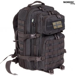Nordic Army Assault ryggsäck nätficka 50L - Svart