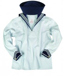 Sjömansskjorta & sjömansmössa - UNISEX, marinblå