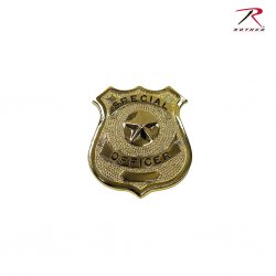 US SPECIAL OFFICER Metallmärke GOLD
