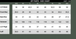 Fostex zip-off-bukse