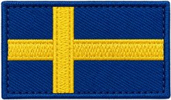 Swedish Flag with Velcro