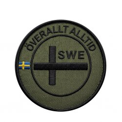Svensk stoffmerke med borrelås | Alltid overalt