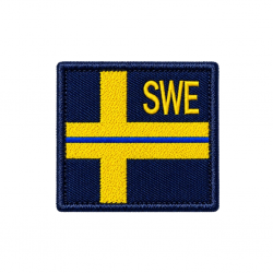 Stoffmerke SWE – Kvadratisk – Marinblå