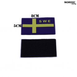 Nordic Army® Swedish PVC Flag SWE - Navyblue/Yellow