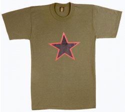 T-Shirt RED CHINA STAR OD