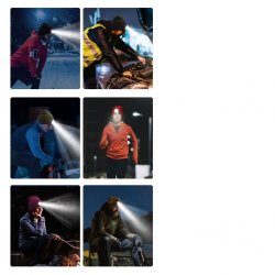 Acrylic Beanie Flashlight USB - Green