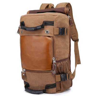 Kaka Canvas Hiking Backpack 40L - Coffee