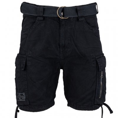 Fostex Cargo Shorts Men in Canvas 100% Cotton – Black