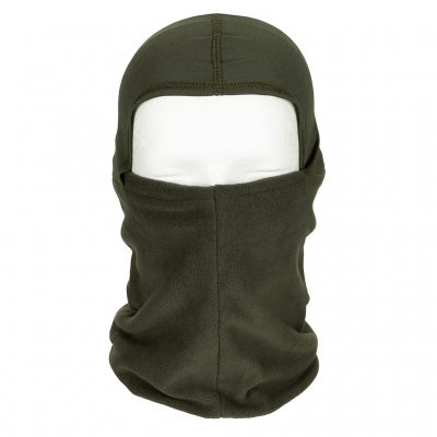 Neck Gaiter Fleece with head covering - Olive