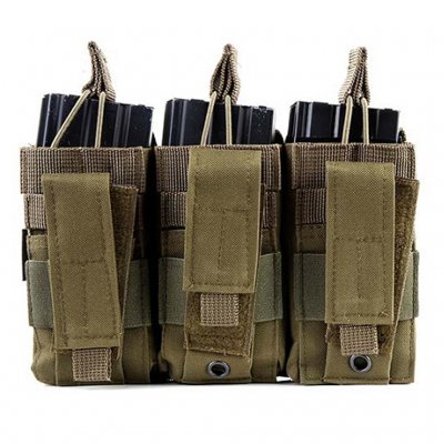 Triple Kangaroo M4 Mag Pouch - Olive