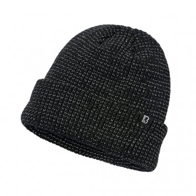 Brandit Reflekterende Lue - Svart