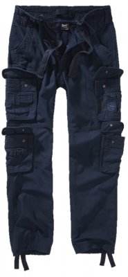 Brandit Pure Slim Fit Trousers - Navy Blue