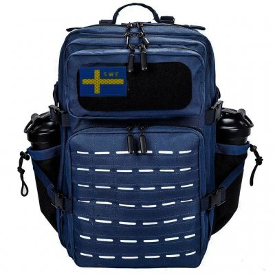 Nordic Army Laser Cut Gym Backpack - Navy Blue- 45Liter