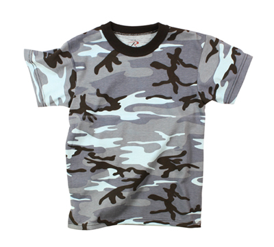 Militär T-Shirt för barn City camo