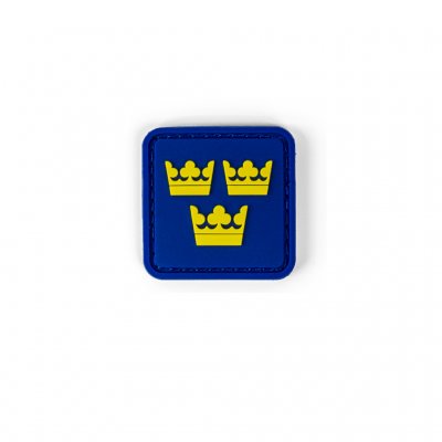 Three Crown Rubber Insignia Navy Blue