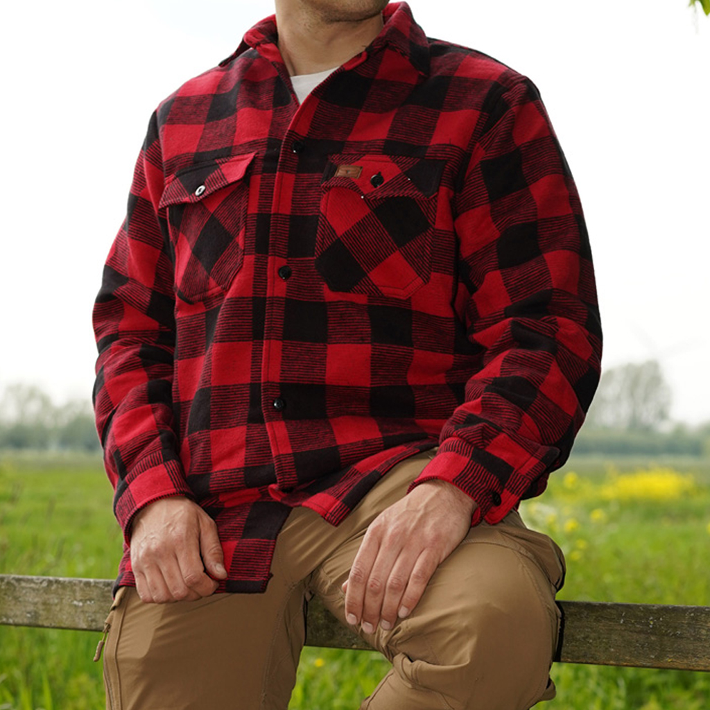 Inn moisture weapon Lumberjack Flannel shirt - Red/Black - Flannel Shirts Men - Military  Clothing - Armygross.no